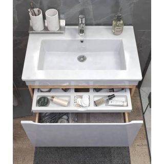 Тумба под раковину подвесная Vigo Grani tp.GRI.OSK.75.1Y 75 см дуб золотой